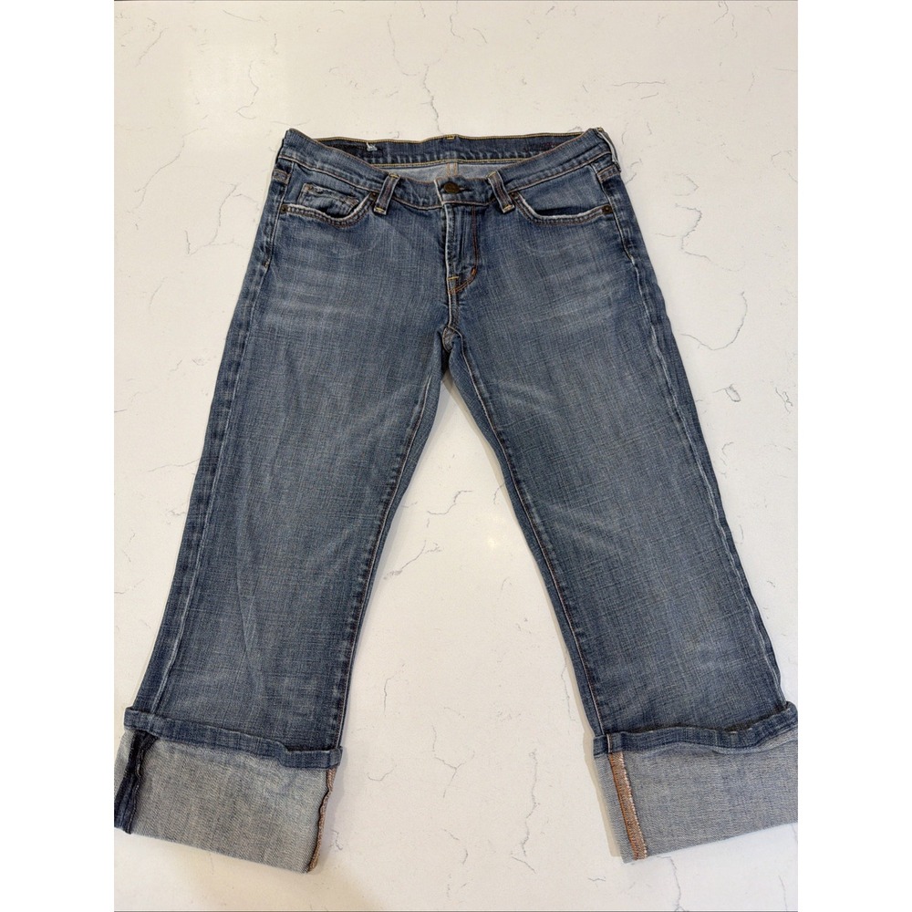 Citizens of Humanity Jeans Womens 26 Dani Cropped Straight Leg Stretch Denim